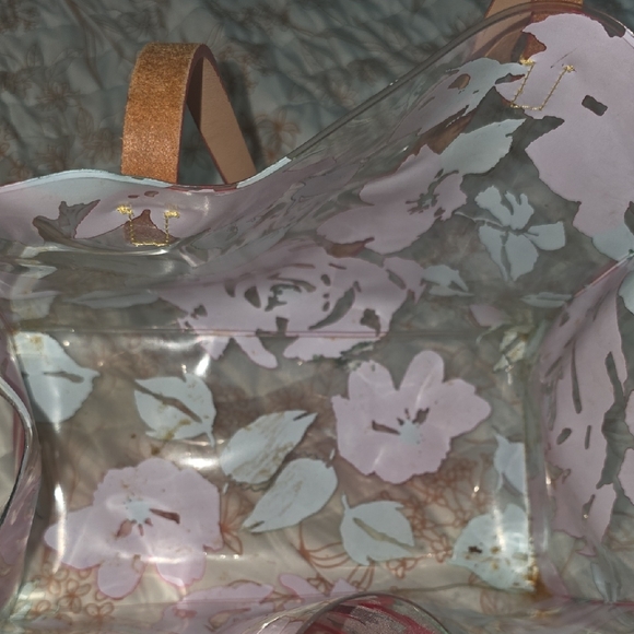 Dooney & Bourke Vibrant Floral Transparent Tote - Picture 5 of 7